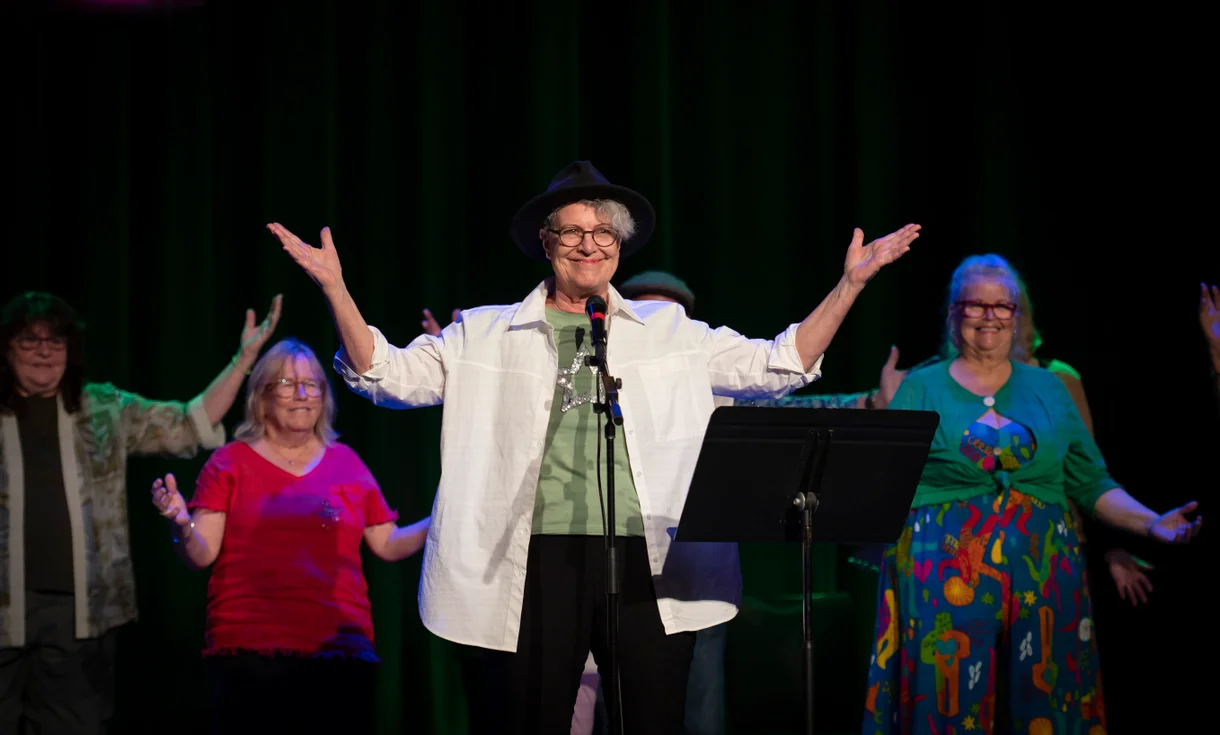 Margo Knox at GranSLAM. Photography Simone Gorman-Clarke