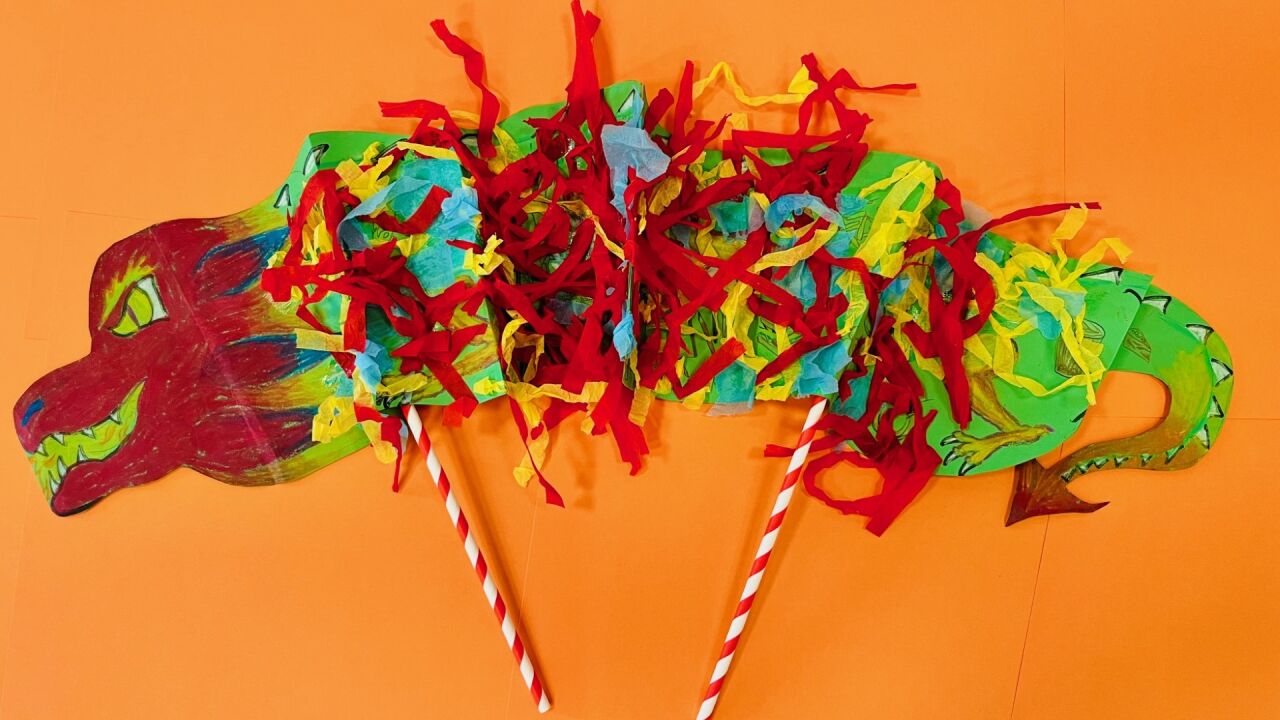 Little ArtLab – Dragon Puppets