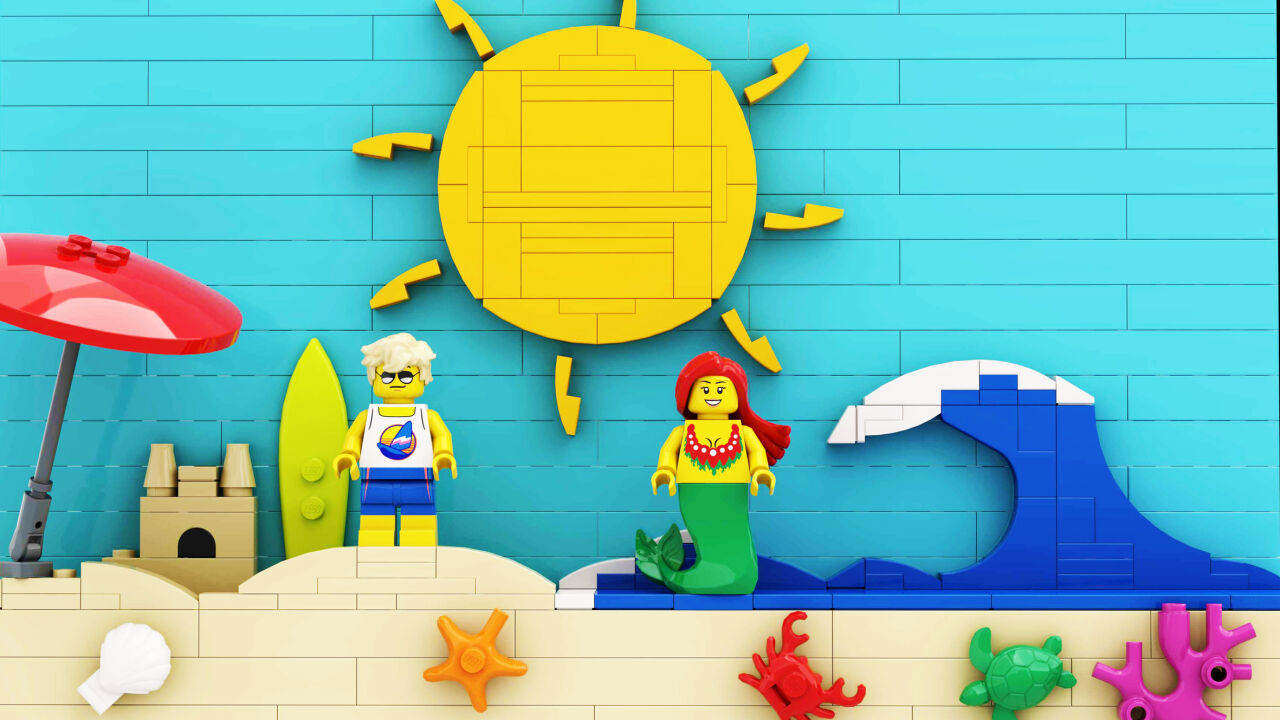 ArtLab with Clicking Bricks – Sun, Sand and Sea