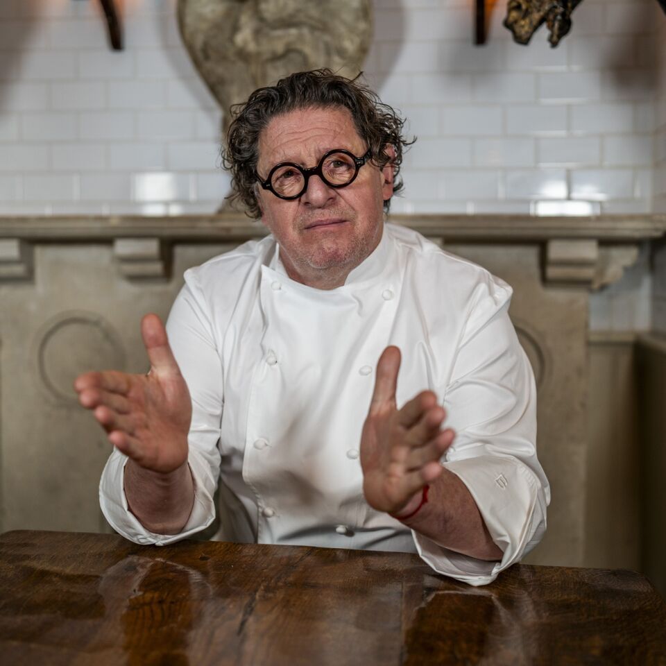 A series of pop ups with Marco Pierre White